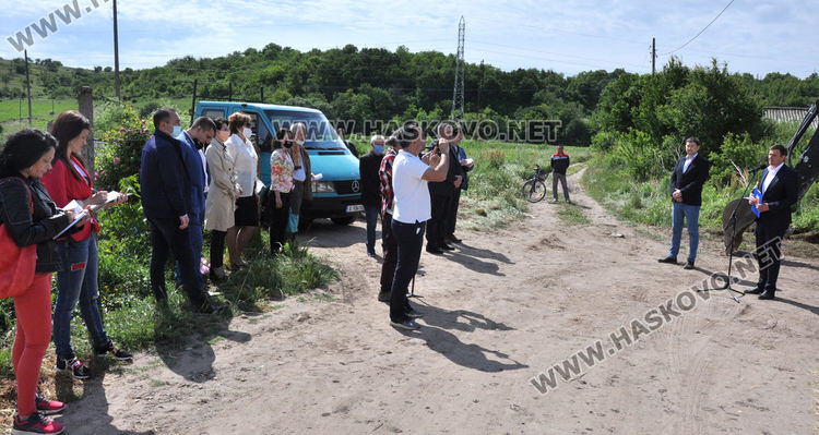 Първа копка за доизграждането на канализацията в „Болярово“