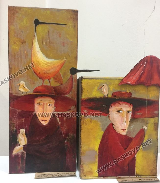 Школа „Колорит“ подреди първоюнска иложба от хартиени вдъхновения