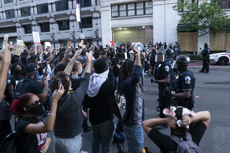 Протест заради смъртта на Джордж Флойд във Вашингтон, САЩ, на 31 май 2020 г.
