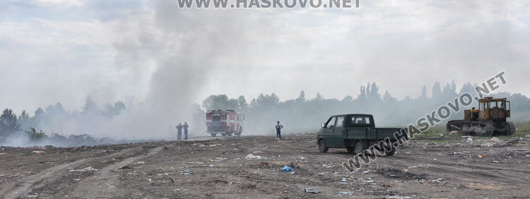 Изпуши депото за строителни отпадъци край Хасково