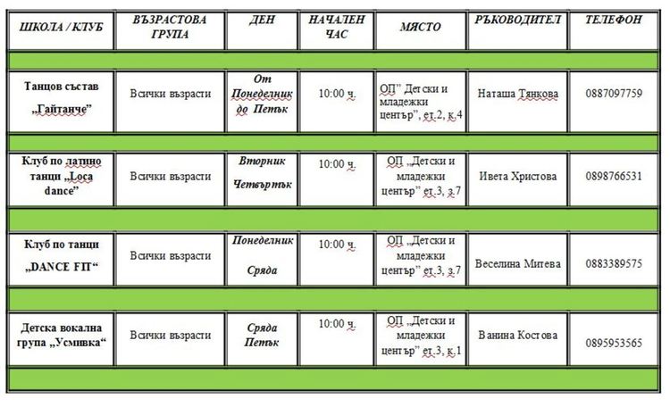 Безплатни занимания през лятната ваканция организират в Димитровград 