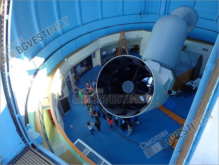 Астрономическата обсерватория на Рожен отново отваря врати за посетители- единствената, строена до параклис