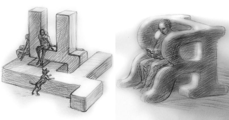 Инсталацията "Българските букви" - поздрав към Германия