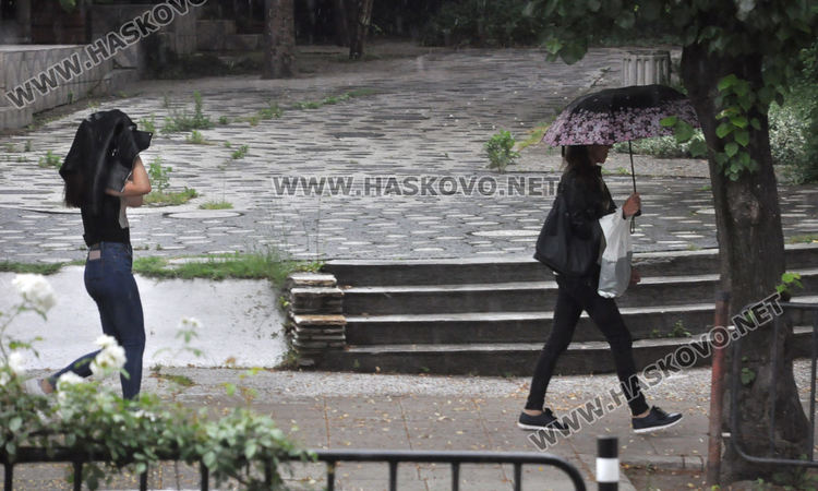 28,5 л на кв/м се изляха в Хасково в късния следобед