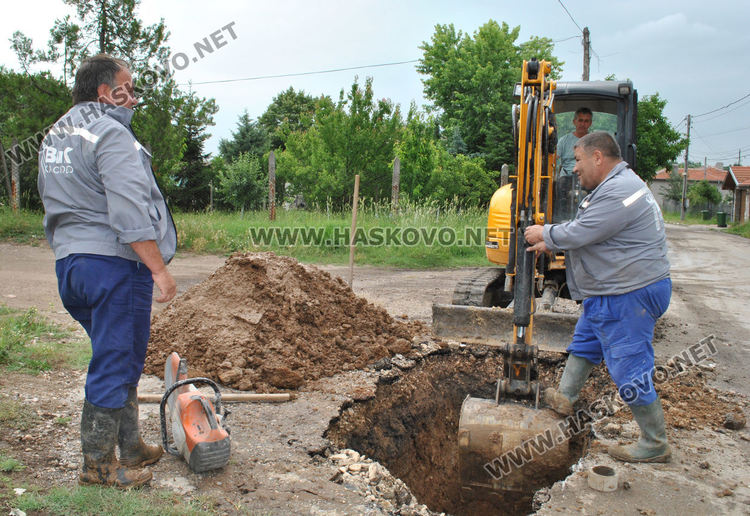 Аварии оставиха части от Хасково без вода