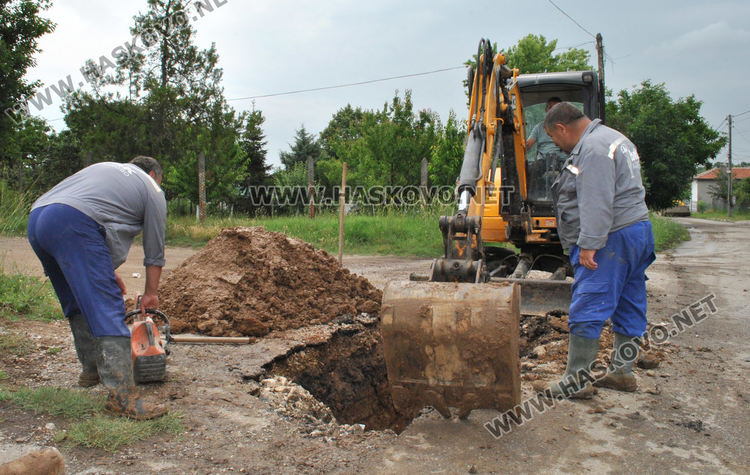 Аварии оставиха части от Хасково без вода