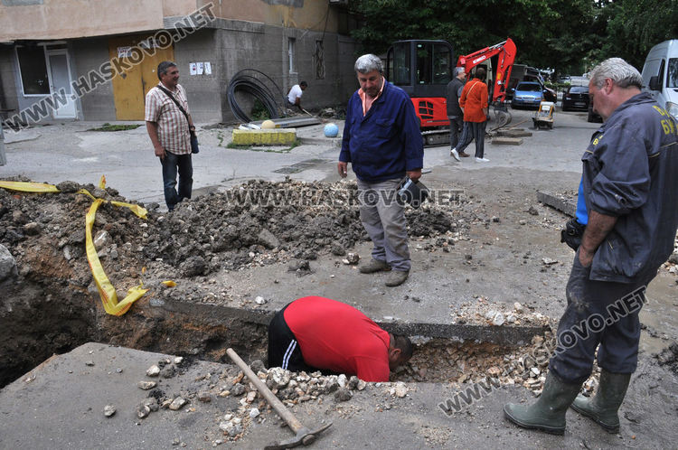 Аварии оставиха части от Хасково без вода