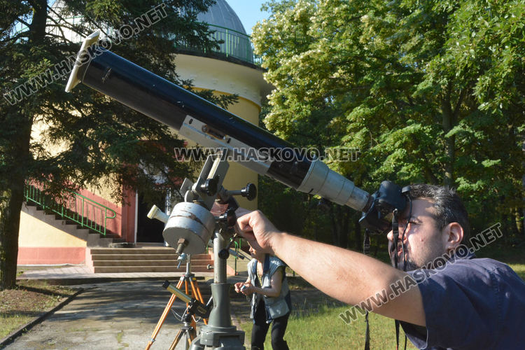 Красивата гледка на частично слънчево затъмнение заснеха в Планетриума „Джордано Бруно“