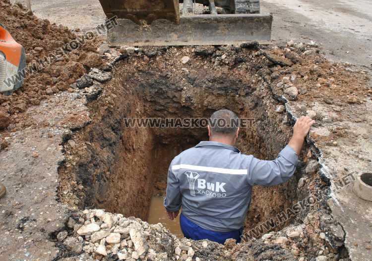 Части от центъра без вода днес заради авария на водопровод