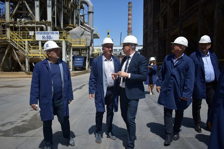 Среща по повод опазването на околната среда и водите и въвеждането на кръгова икономика във всички предприятия се проведе в  "КЦМ - 2000 Груп" АД