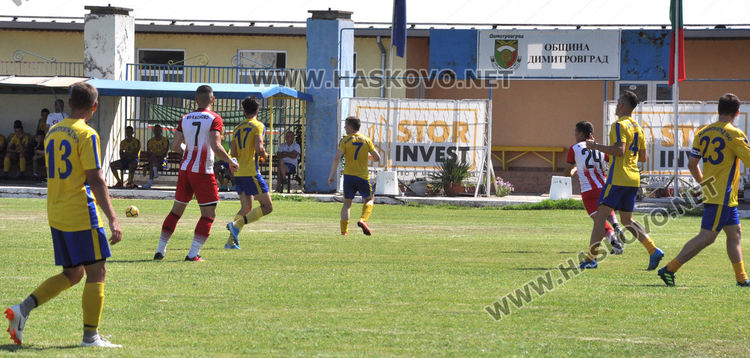 Футболистите на „Хасково“ победиха "Димитровград" с 2:0
