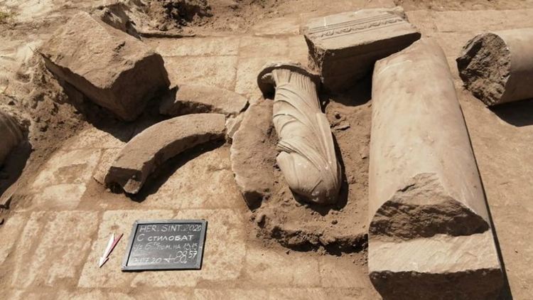 Антична статуя откриха на Хераклея Синтика