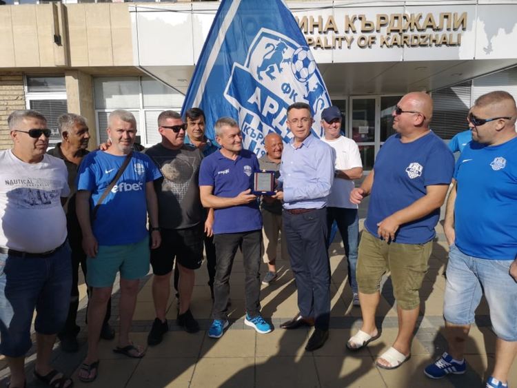 Футболен фен клуб „Арда 1924“  се срещна с кмета на община Кърджали: