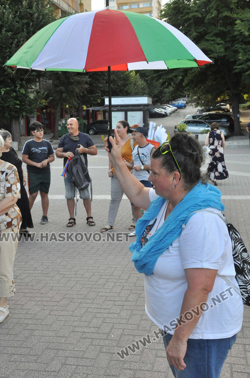 Осми протест в Хасково: „Превърнаха България в ЕТ! Време е за отговорност!“ (видео)