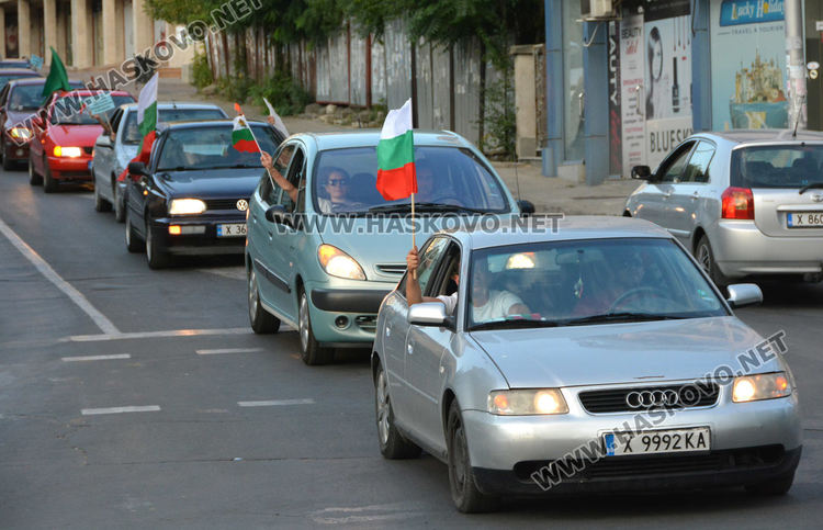 Протестно автошествие в Хасково, организират голям протест в четвъртък
