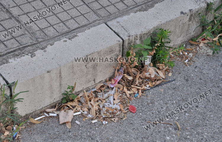 Хасковлии се жалваха от непочистен паркинг до блок в центъра