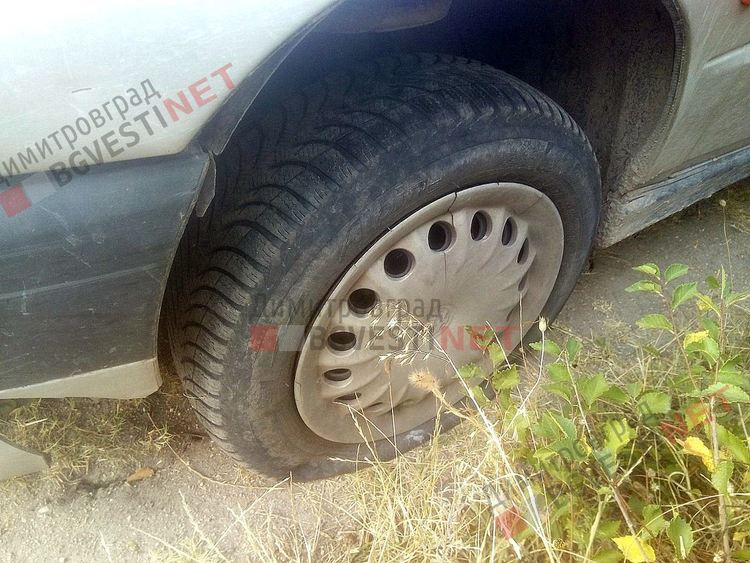 спукана гума