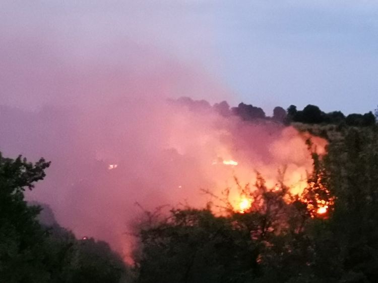 Овладян е пожарът между селата Шишманово, Българин и Овчарово