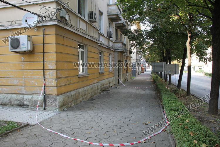Блокът в Димитровград, в който е станала кражбата