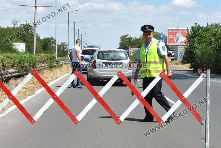 Масови полицейски проверки на възлови места в Хасковска област
