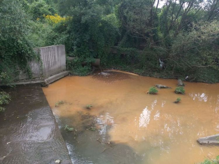 Река Струма отново тече кафява в Перник