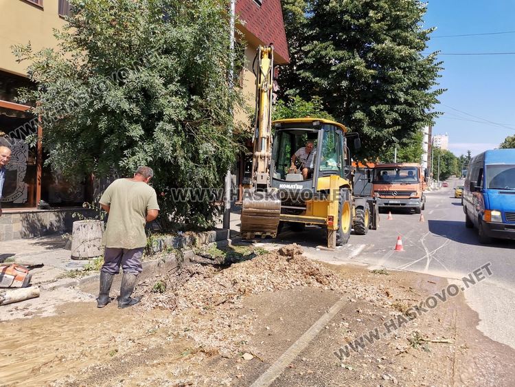 Част от хасковски квартал е без вода заради авария до автогарата