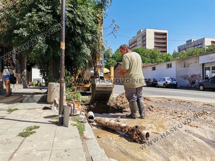 Част от хасковски квартал е без вода заради авария до автогарата