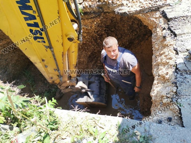 Част от хасковски квартал е без вода заради авария до автогарата