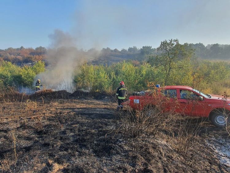 Пожарът между селата Нова надежда и Воден е локализиран