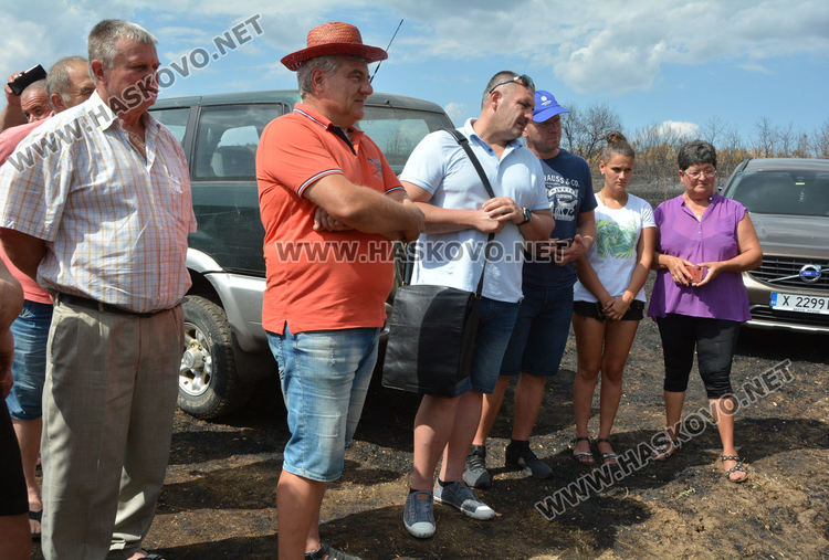Обезщетение за 54-ма стопани от Хасковско, пострадали от пожарите