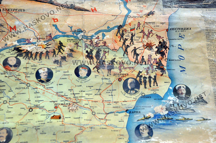 Ценна карта показва подвизите на българските войни от Освобождението до Първата световна война