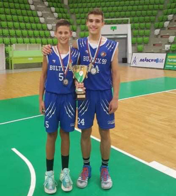 Хасковлията Кристиян Желев е вицешампион на България по баскетбол