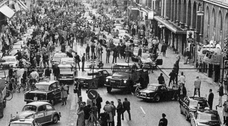 12. Денят, в който Швеция смени дирекцията 1967 год.