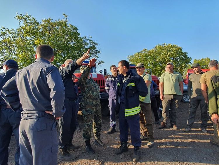 Пожарът в Сакар е под контрол, периметърът огледан с дрон