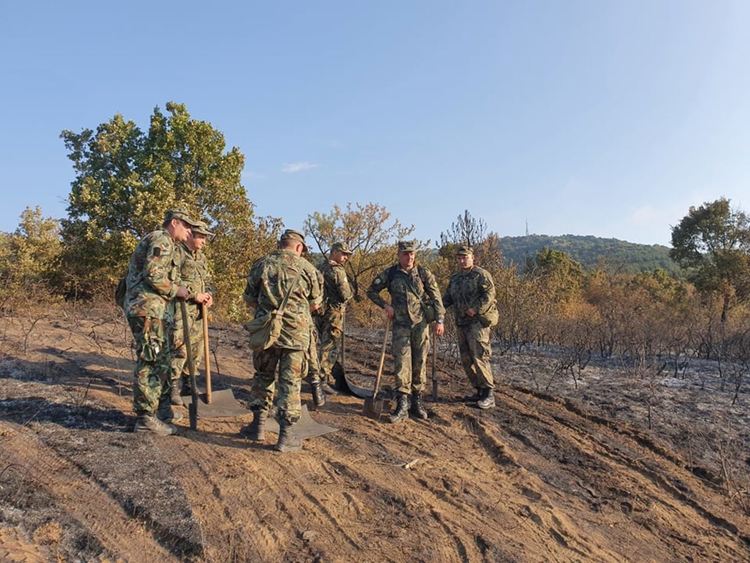 Пожарът в Сакар е под контрол, периметърът огледан с дрон