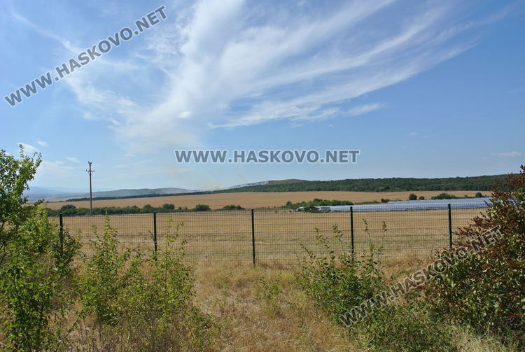 Горски пожар избухна край фотоволтаичен парк между Димитровград и Хасково