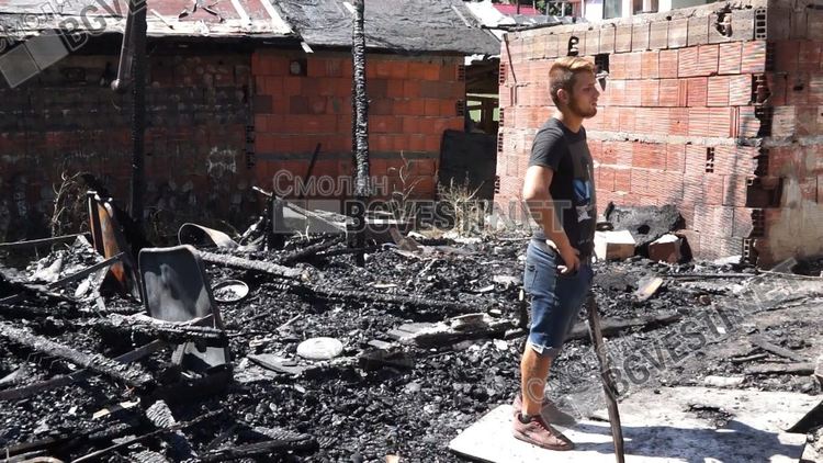 Това е останало след огнената стихия