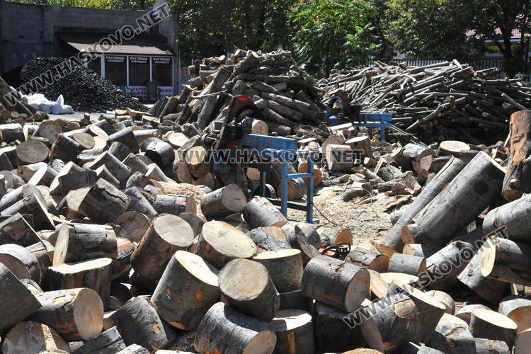 Хасковлии се запасяват с дърва. Въглища, брикети и пелети само в чували
