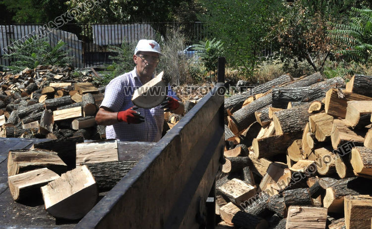 Хасковлии се запасяват с дърва. Въглища, брикети и пелети само в чували