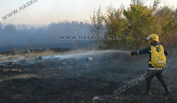 Пожарът край Александрово е локализиран, засегна 600 дка