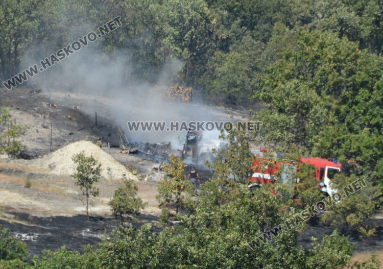 МВР: Изгорелият в гората камион е пламнал от избухнала газова бутилка 