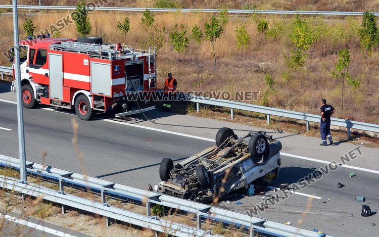 Жена загина при катастрофа с джип на магистрала „Марица”