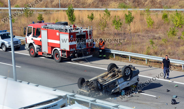 Жена загина при катастрофа с джип на магистрала „Марица”