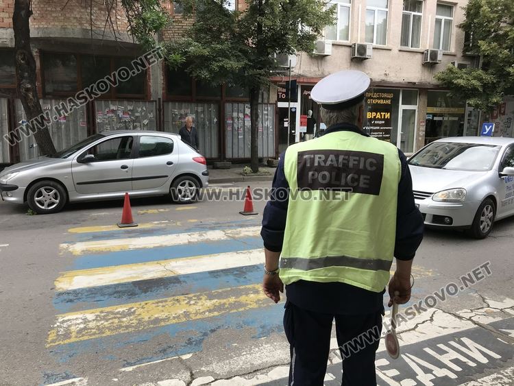 Глобиха 284 пешеходци за неправилно пресичане в Хасковско