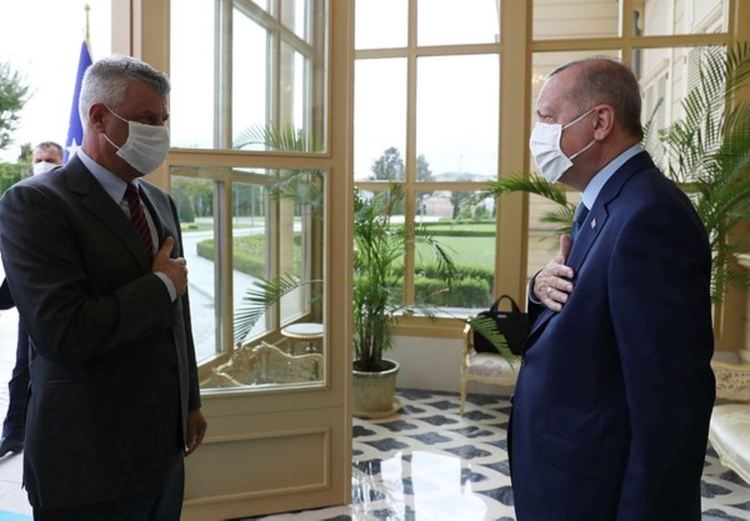 Ердоган се срещна с косовския президент Хашим Тачи в Истанбул