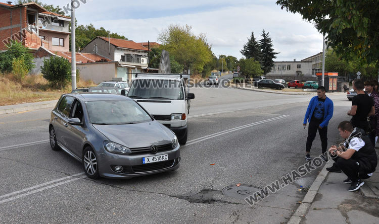 Нeопитен шофьор се отърва на косъм от сериозен инцидент при неправилна маневра