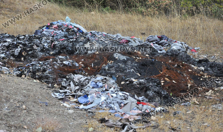Подпалиха гуми в гората между Въгларово и Болярово