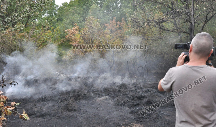 Подпалиха гуми в гората между Въгларово и Болярово