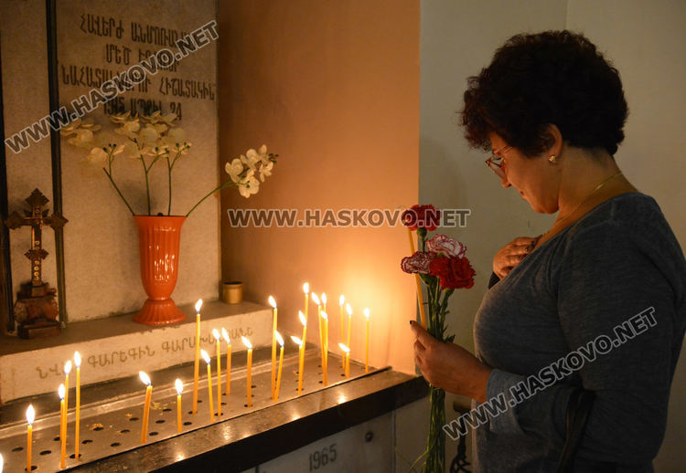 Арменската общност в Хасково се помоли за мир в Нагорни Карабах