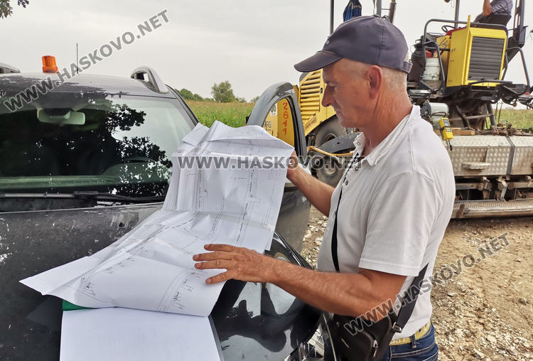 Разширяват пътя край Хасково, на разклона за Войводово